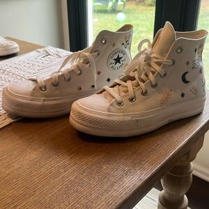 Off white high top Converse